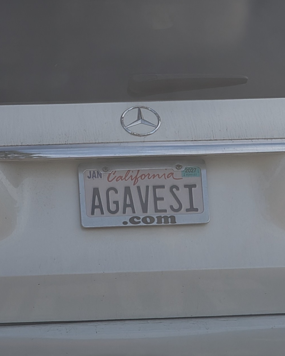 License Plate AGAVESI