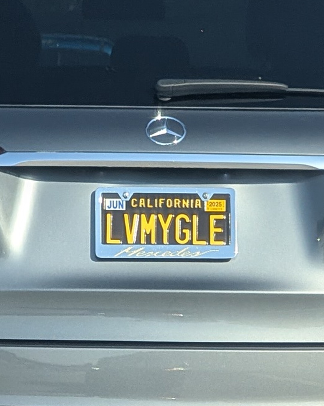 License Plate LVMGGLE