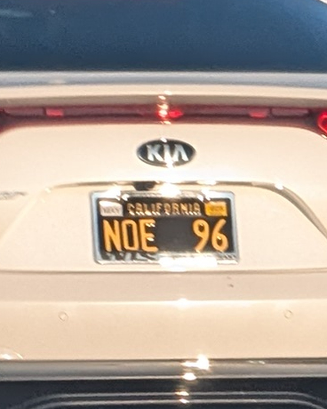 License Plate NOE 96