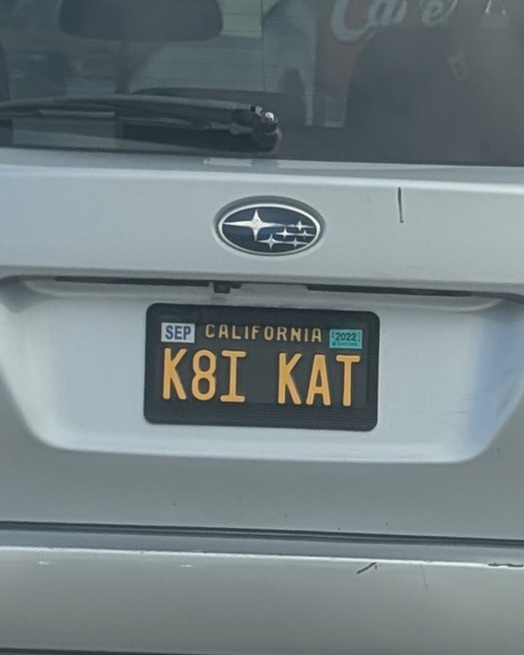 License Plate K81 KAT