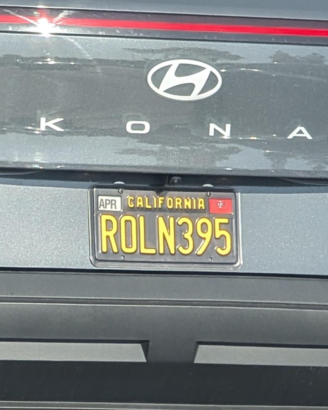 License Plate ROLN395