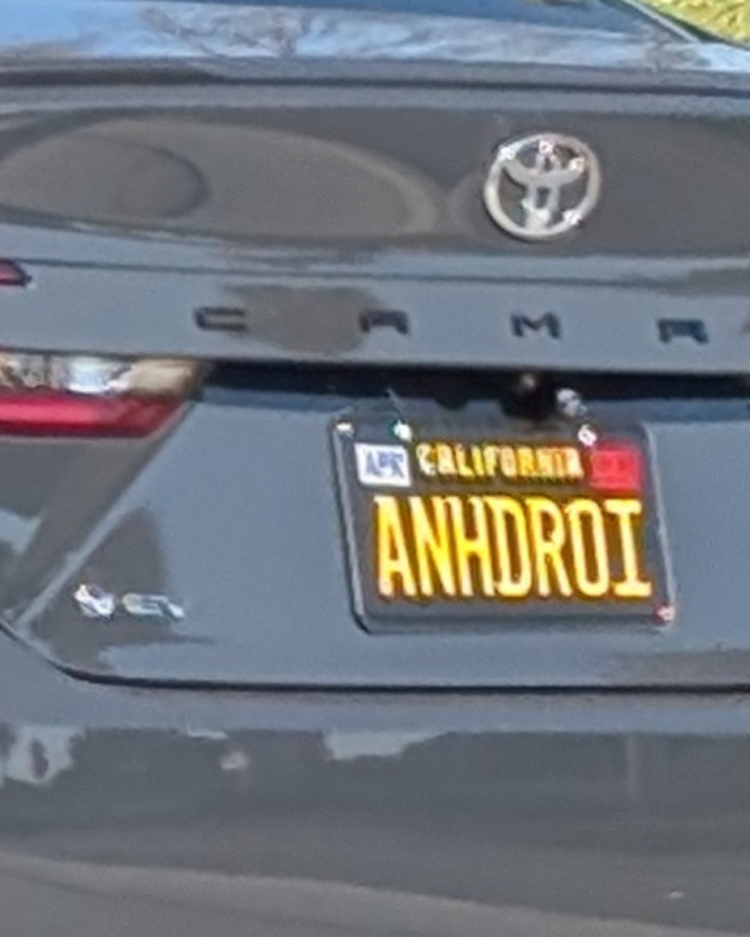 License Plate ANHRODI
