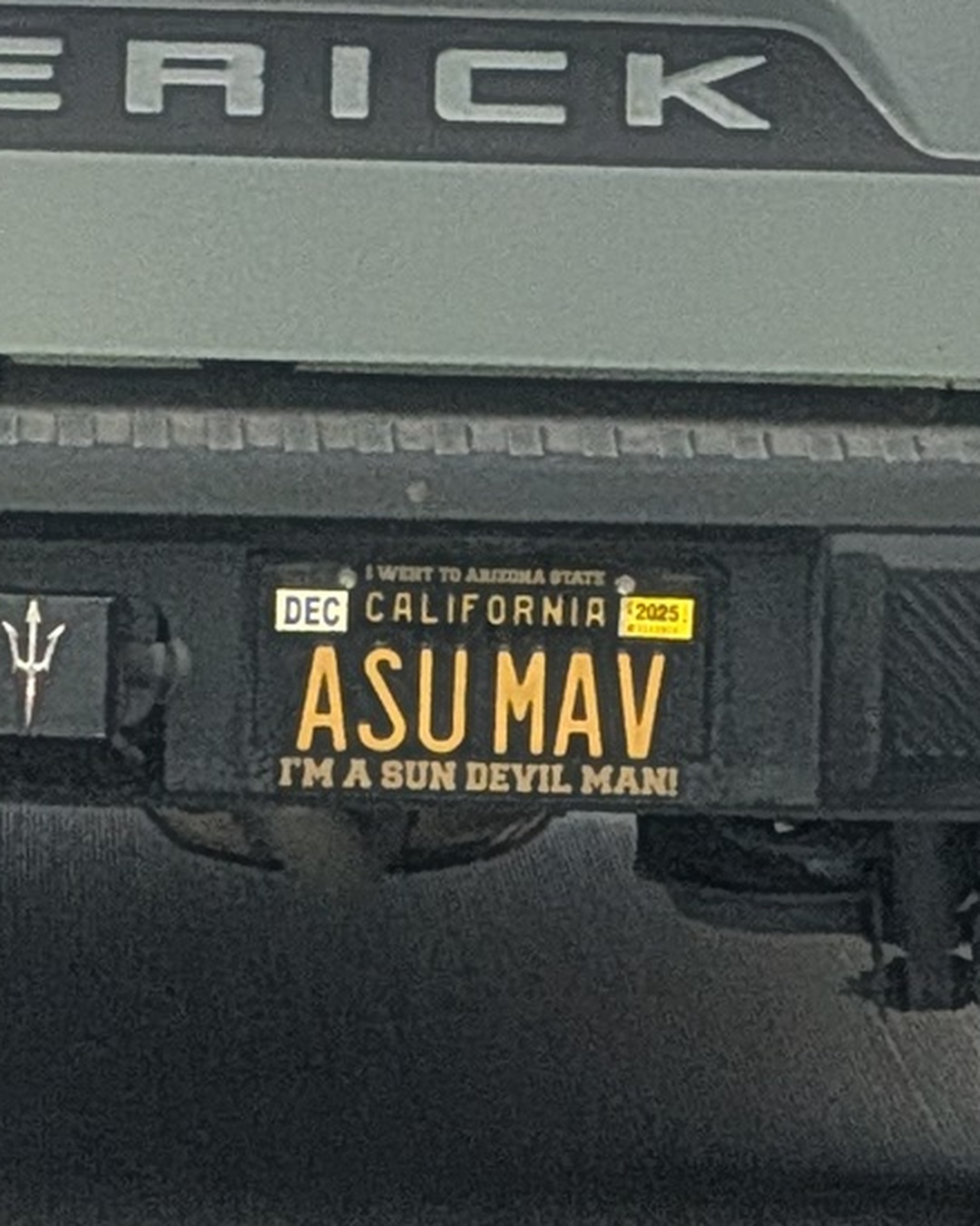 License Plate ASU