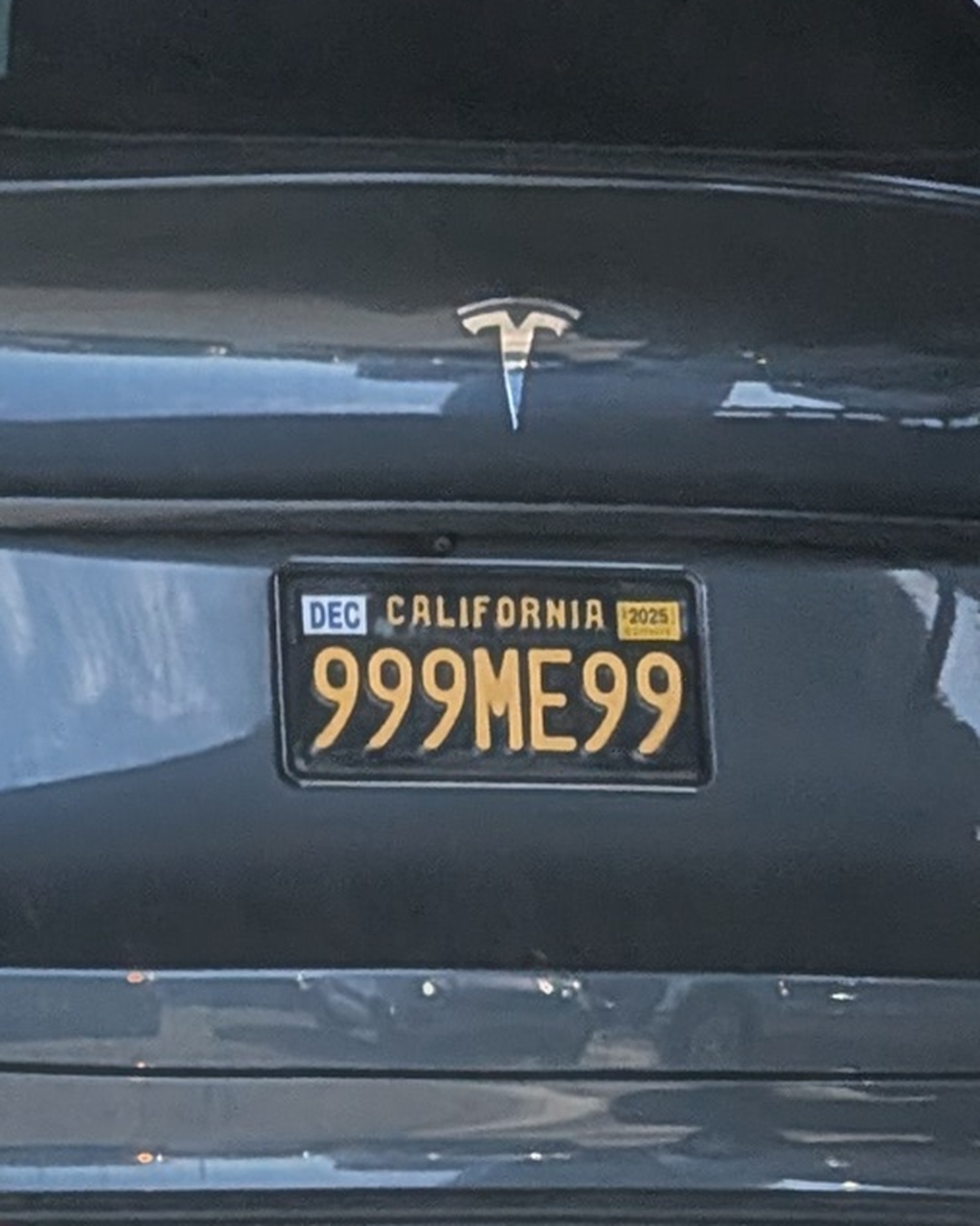 License Plate 999ME99