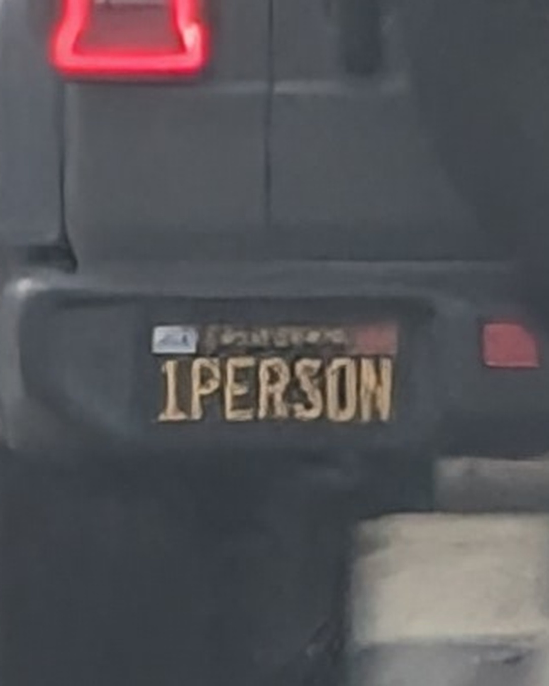 License Plate LPERSON