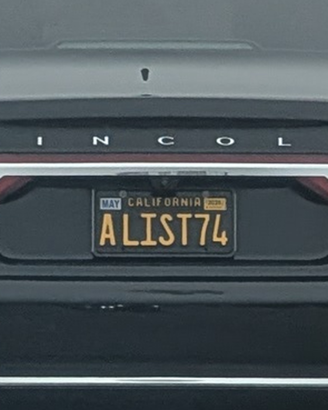 License Plate ALIST74