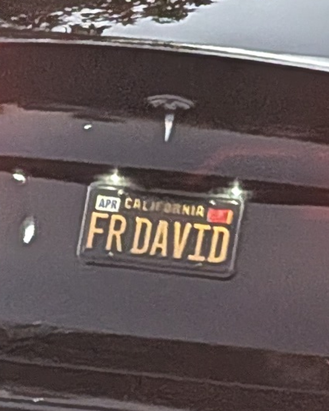 License Plate FR DAVID