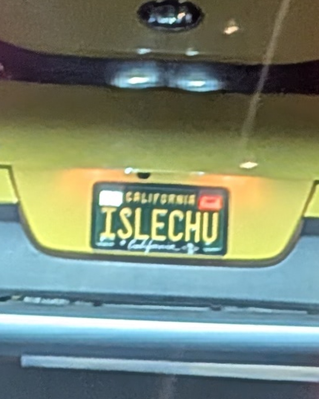 License Plate ISLECHU