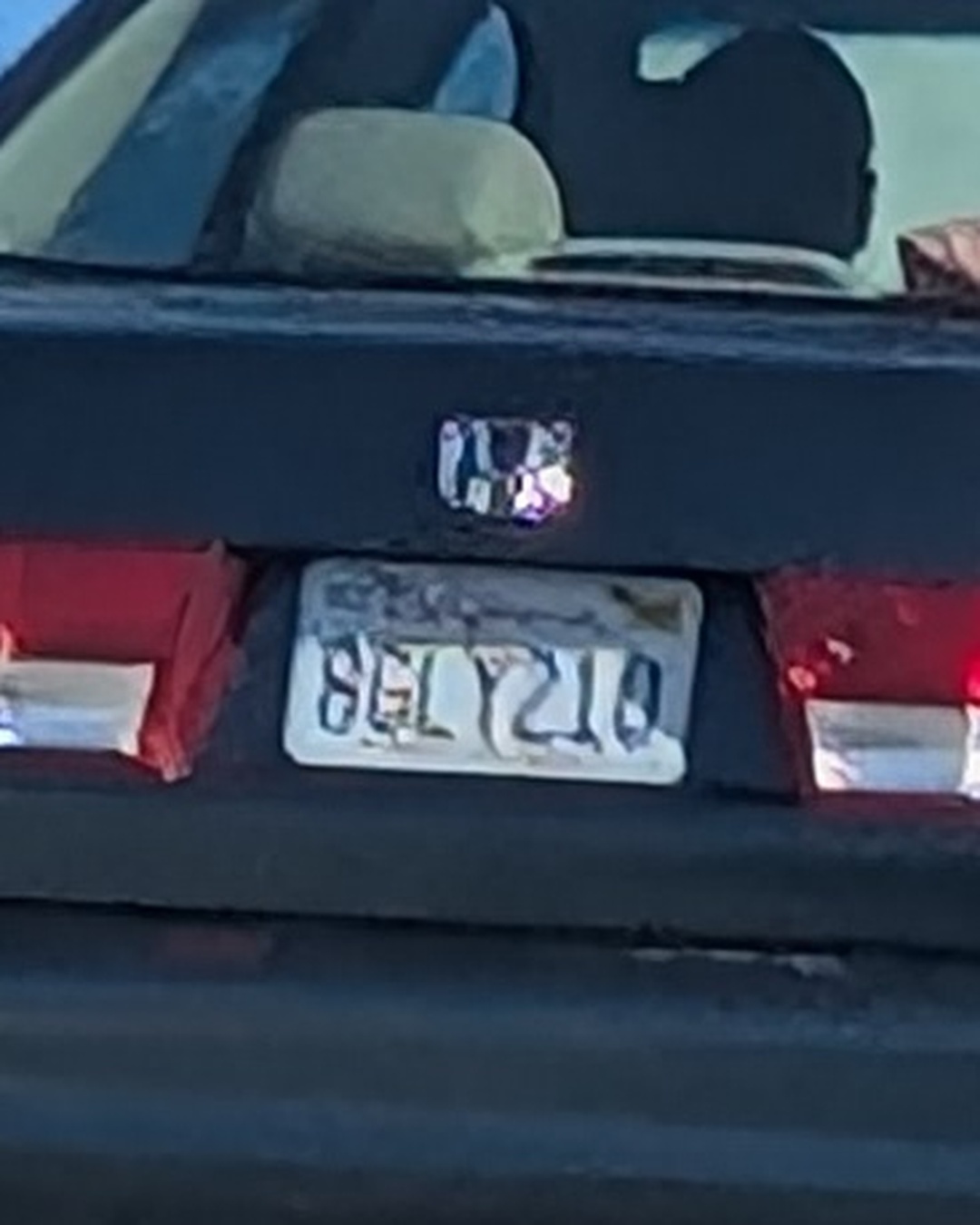License Plate GJ 2126