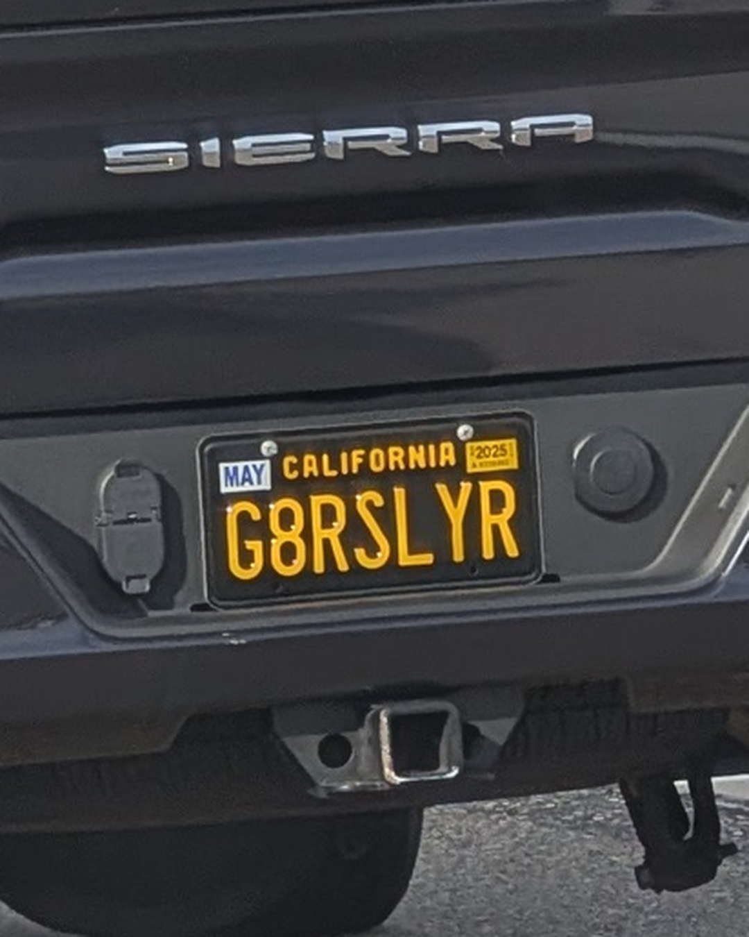 License Plate G8RSLYR