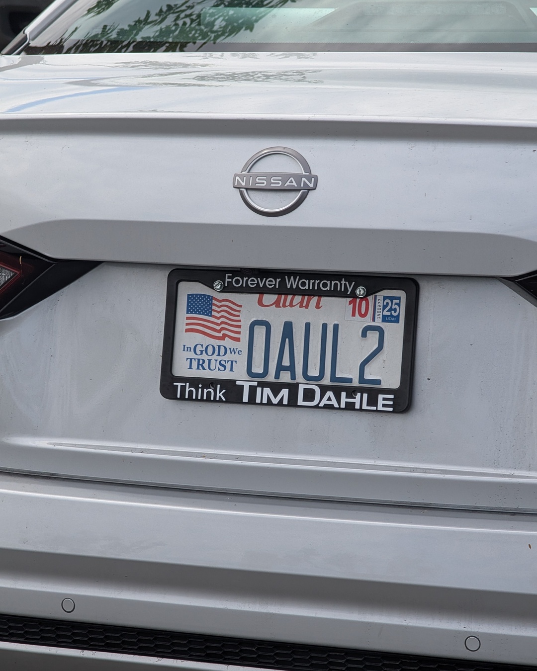 License Plate OAUL2