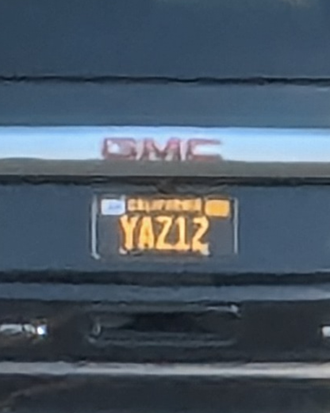 License Plate YAZ12
