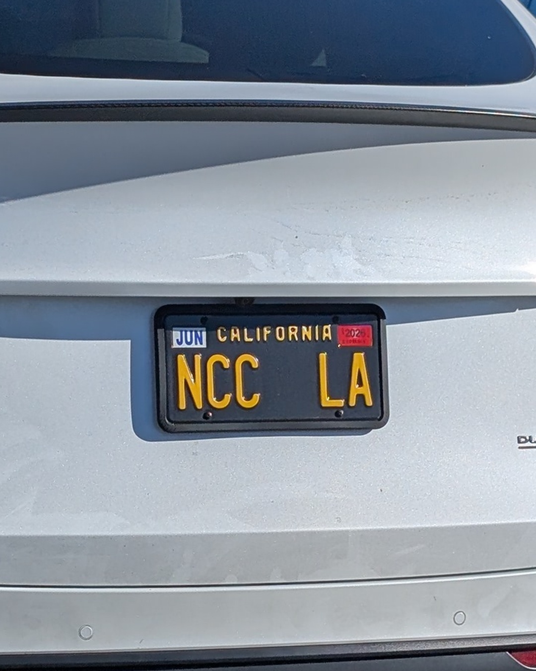 License Plate NCC LA