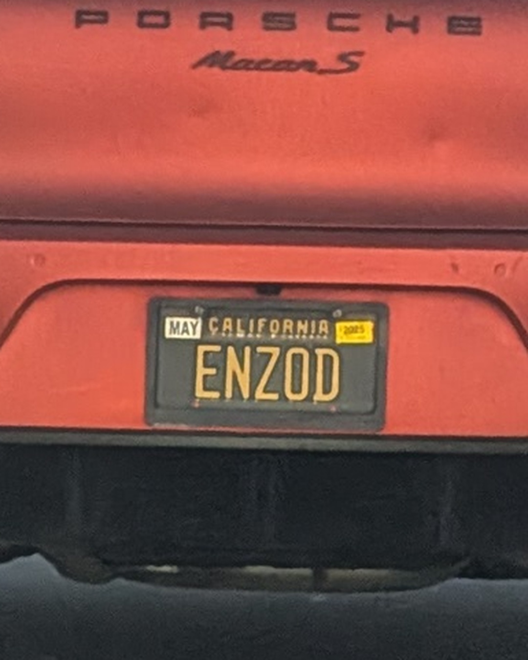 License Plate ENZOD