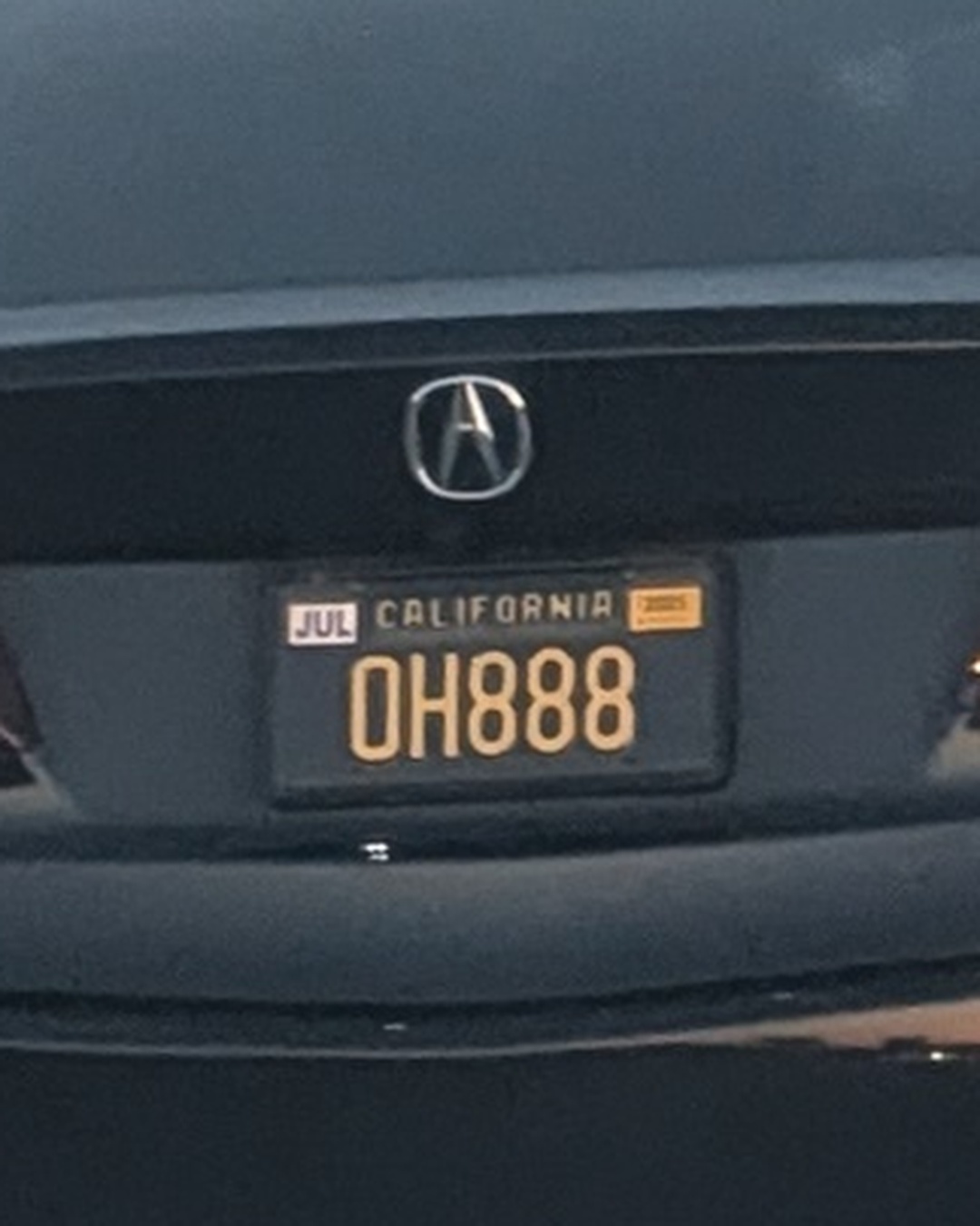 License Plate OH888