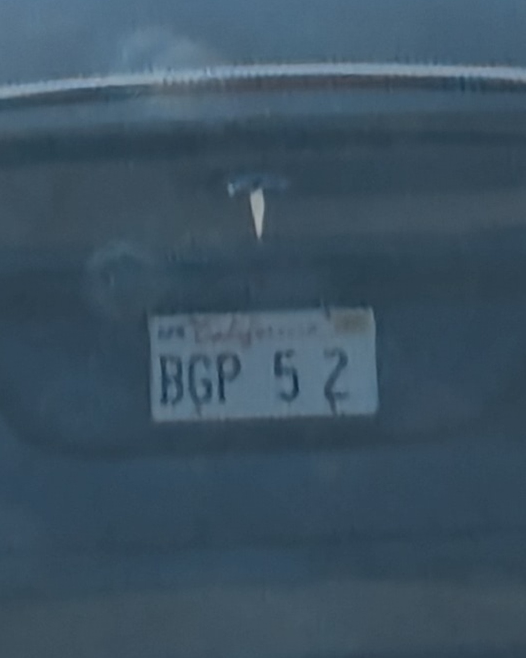 License Plate BGP 52