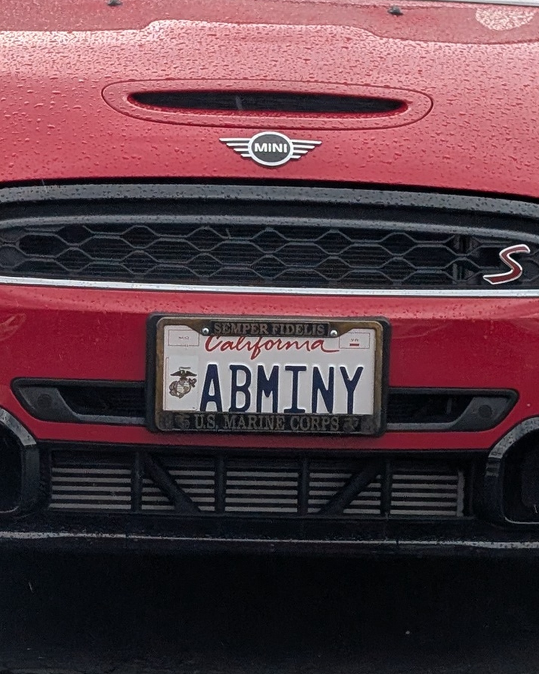 License Plate ABMINY