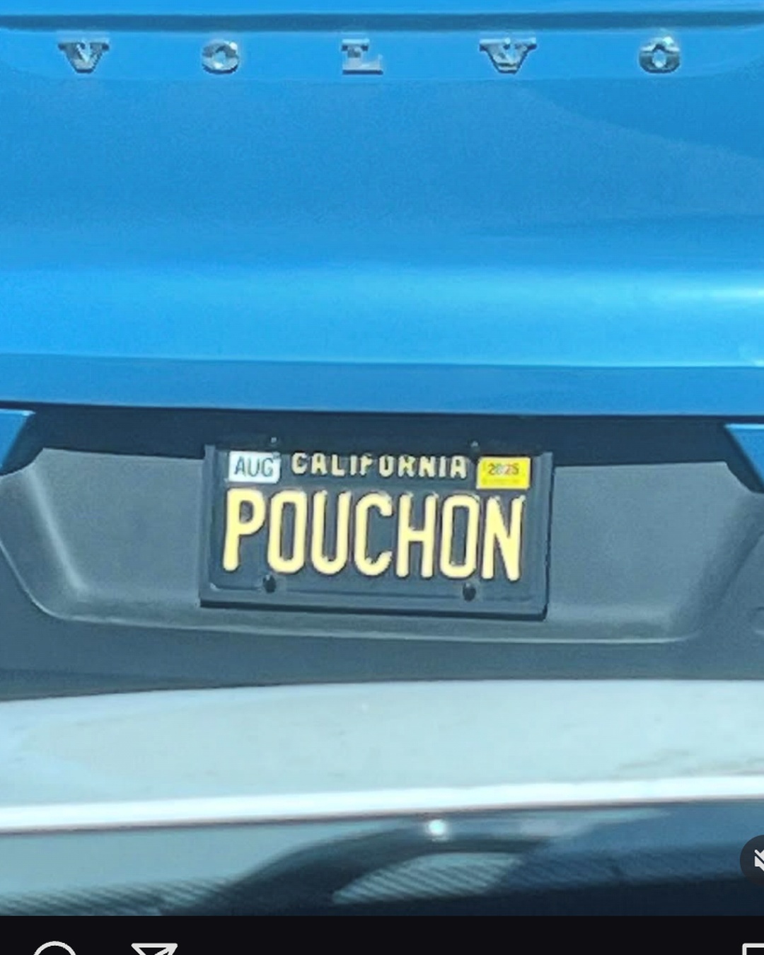 License Plate POUCHON