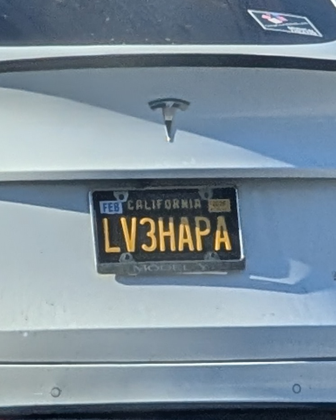 License Plate LV3HAPA