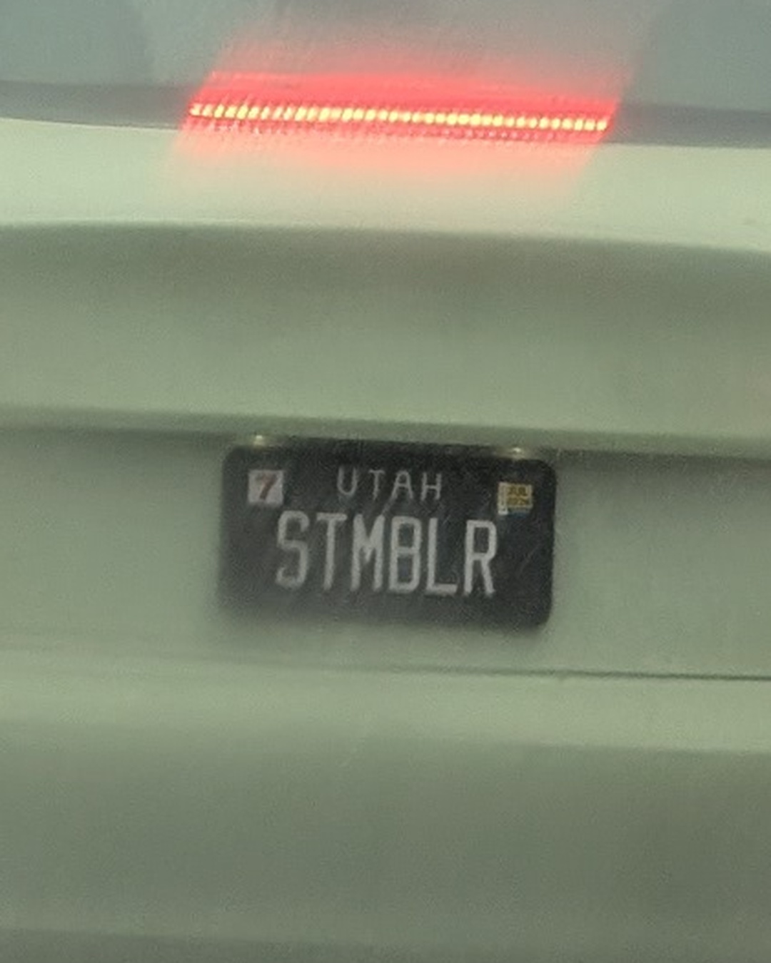 License Plate STMBLR