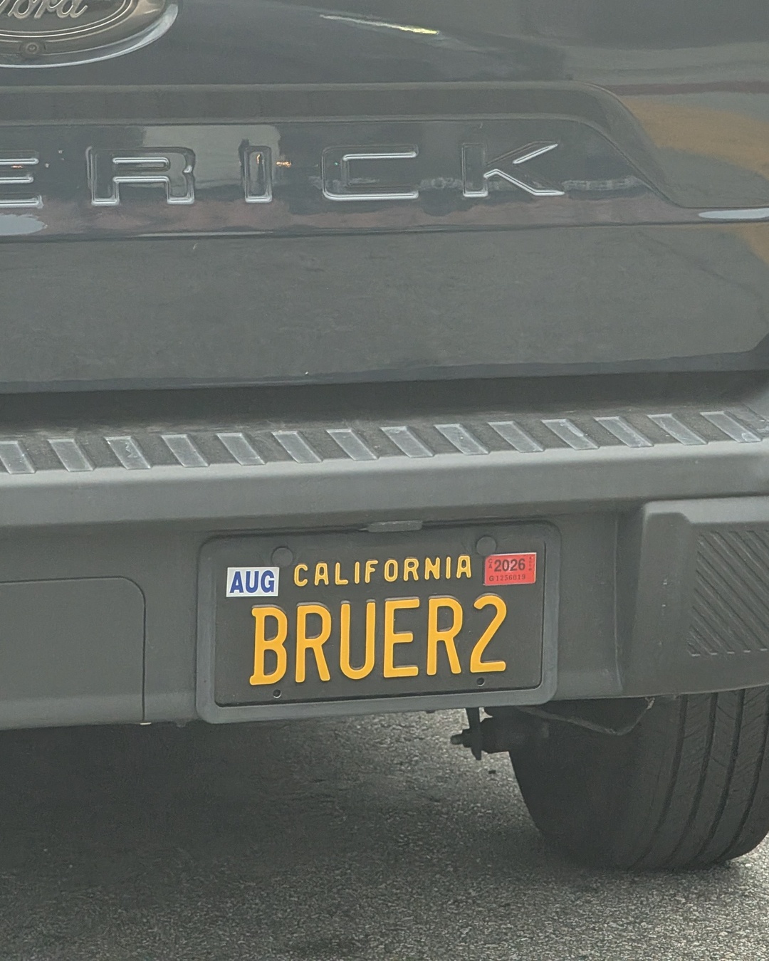 License Plate BRUER2