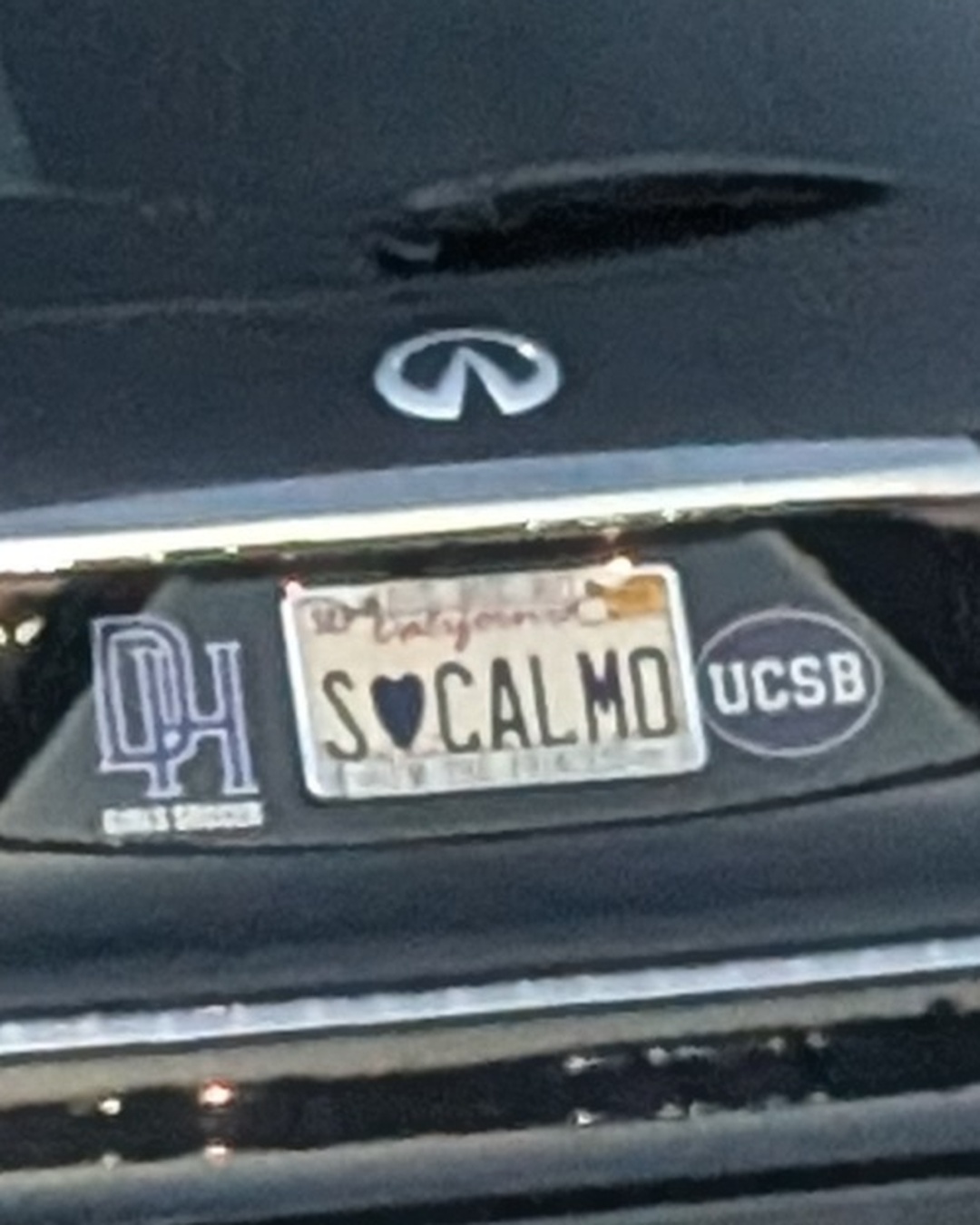 License Plate S♡CALMO