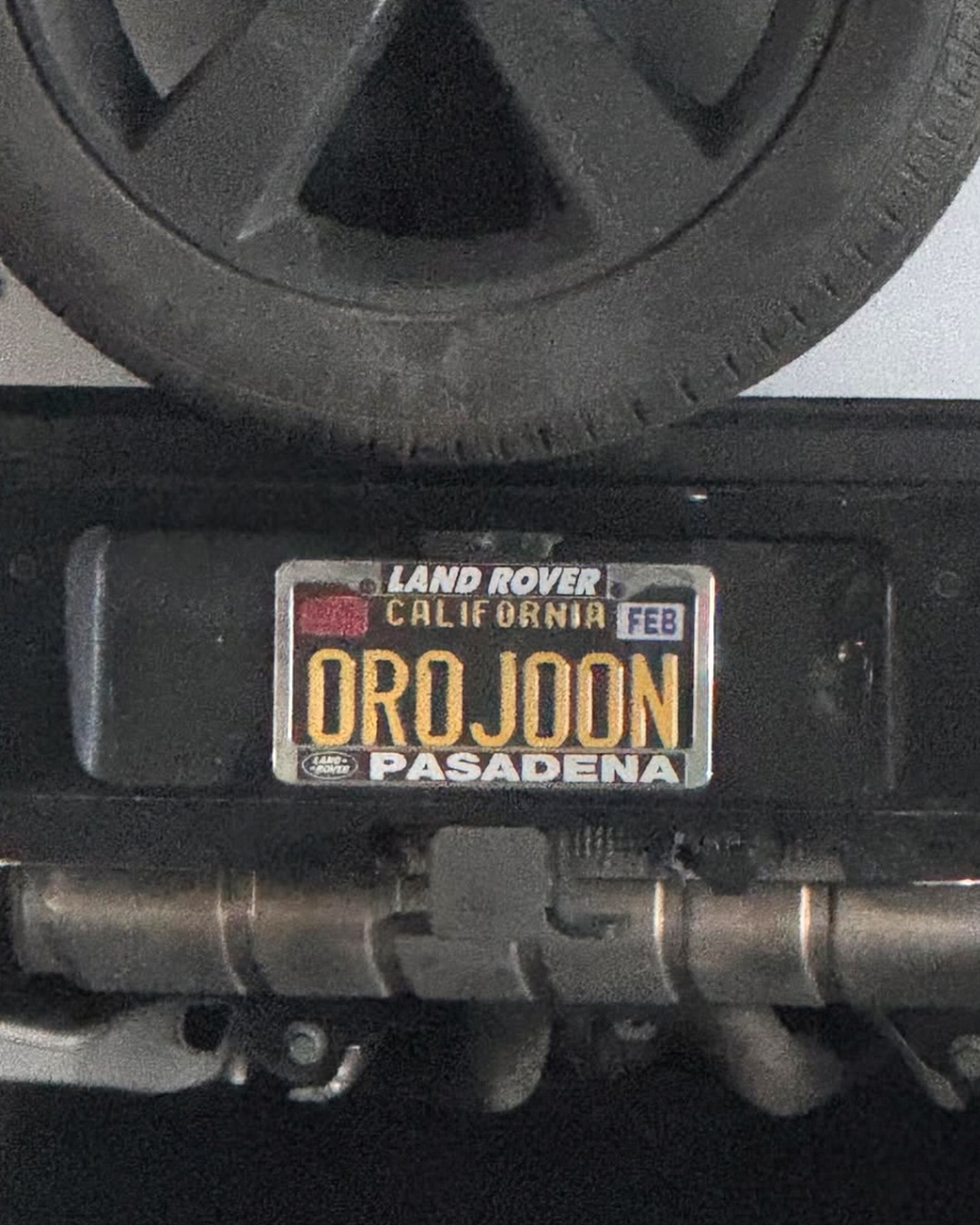 License Plate ORDJDOM