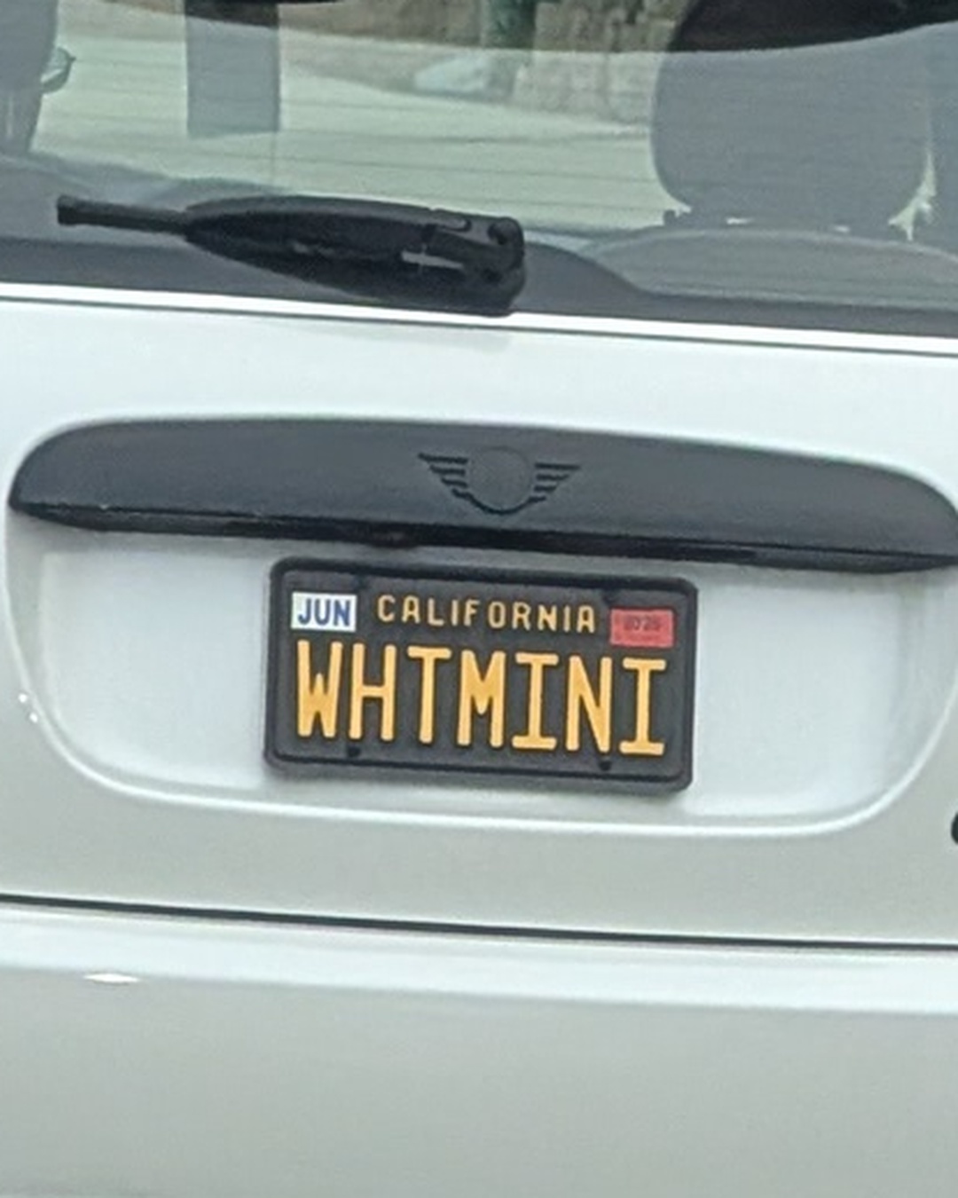 License Plate WHTMINI