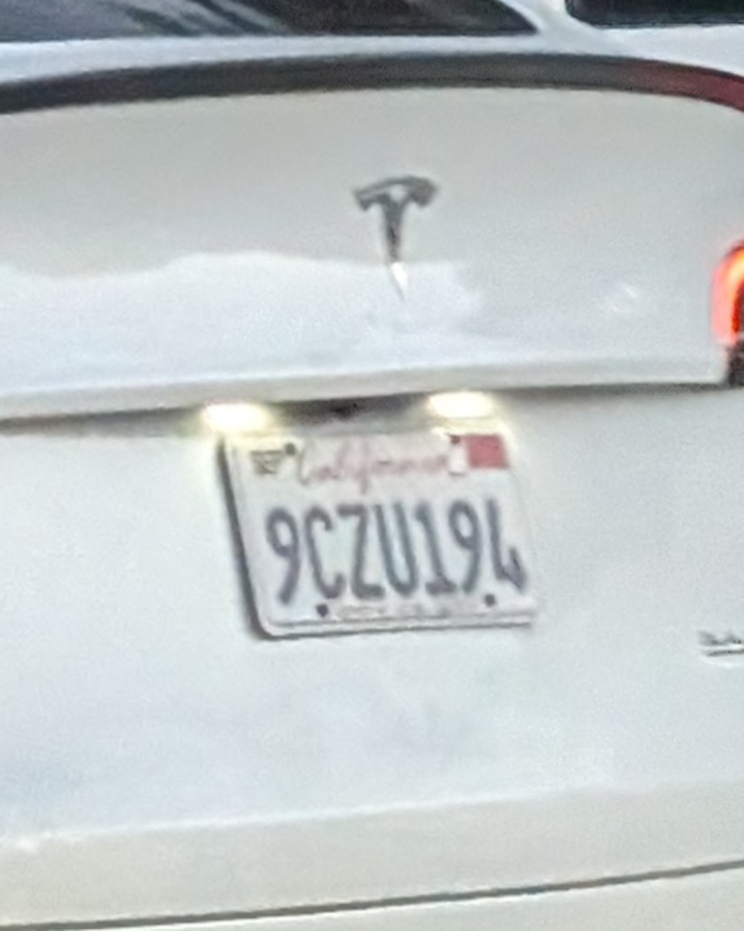 License Plate 94ZL126