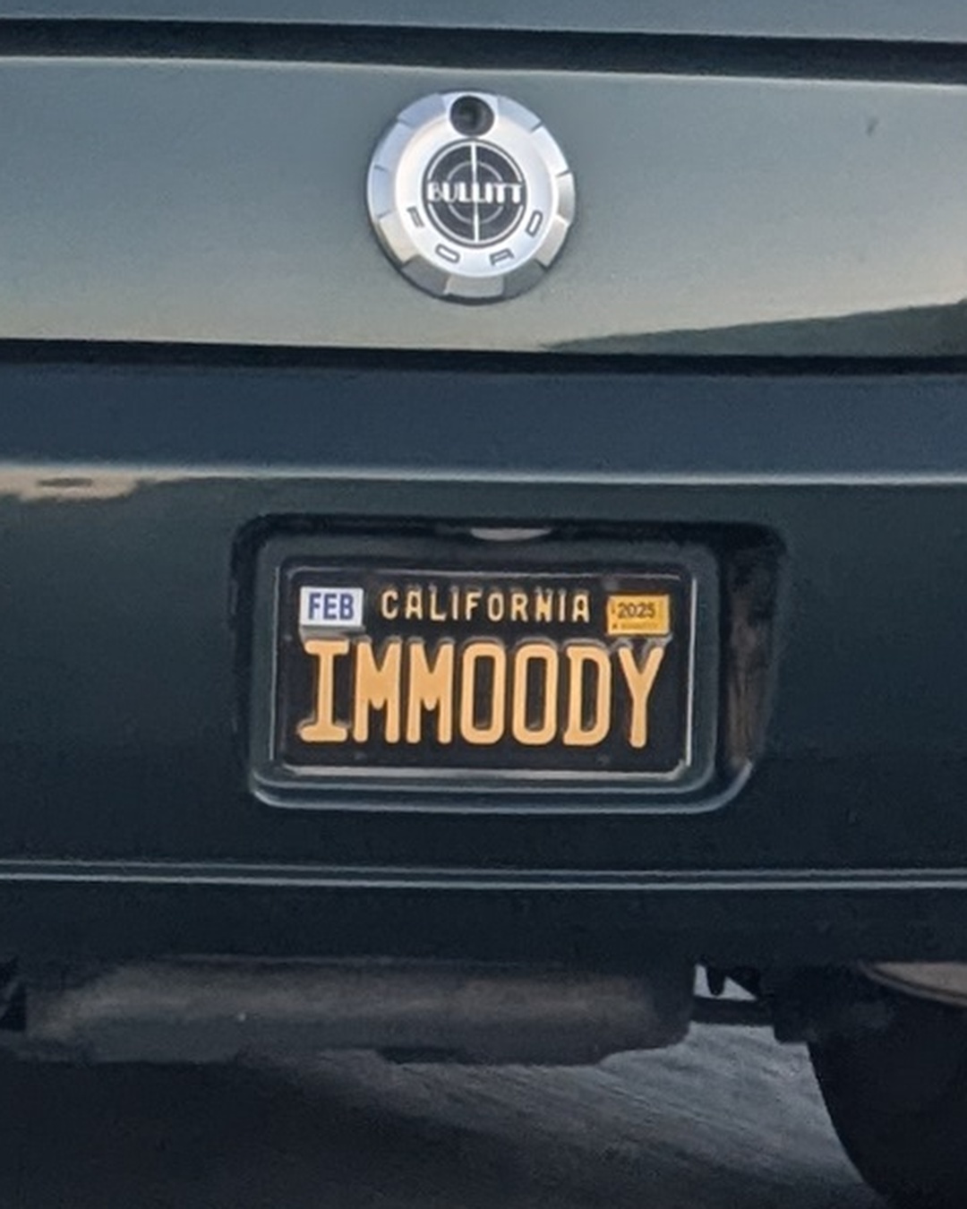 License Plate IMMOODY
