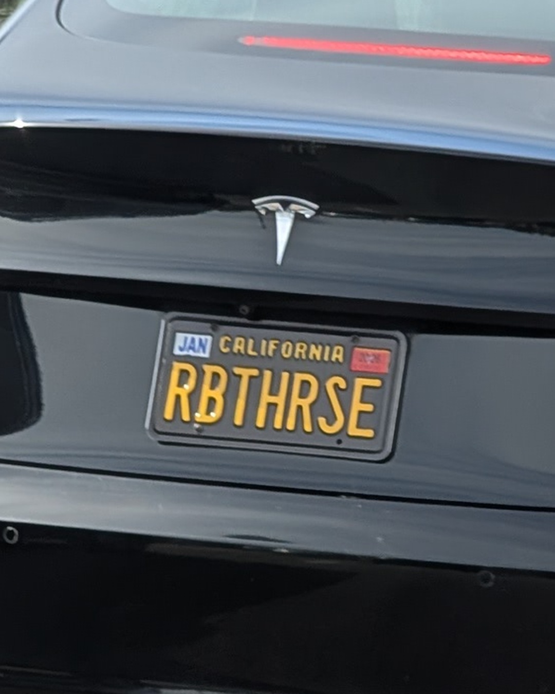 License Plate RBTHRSE