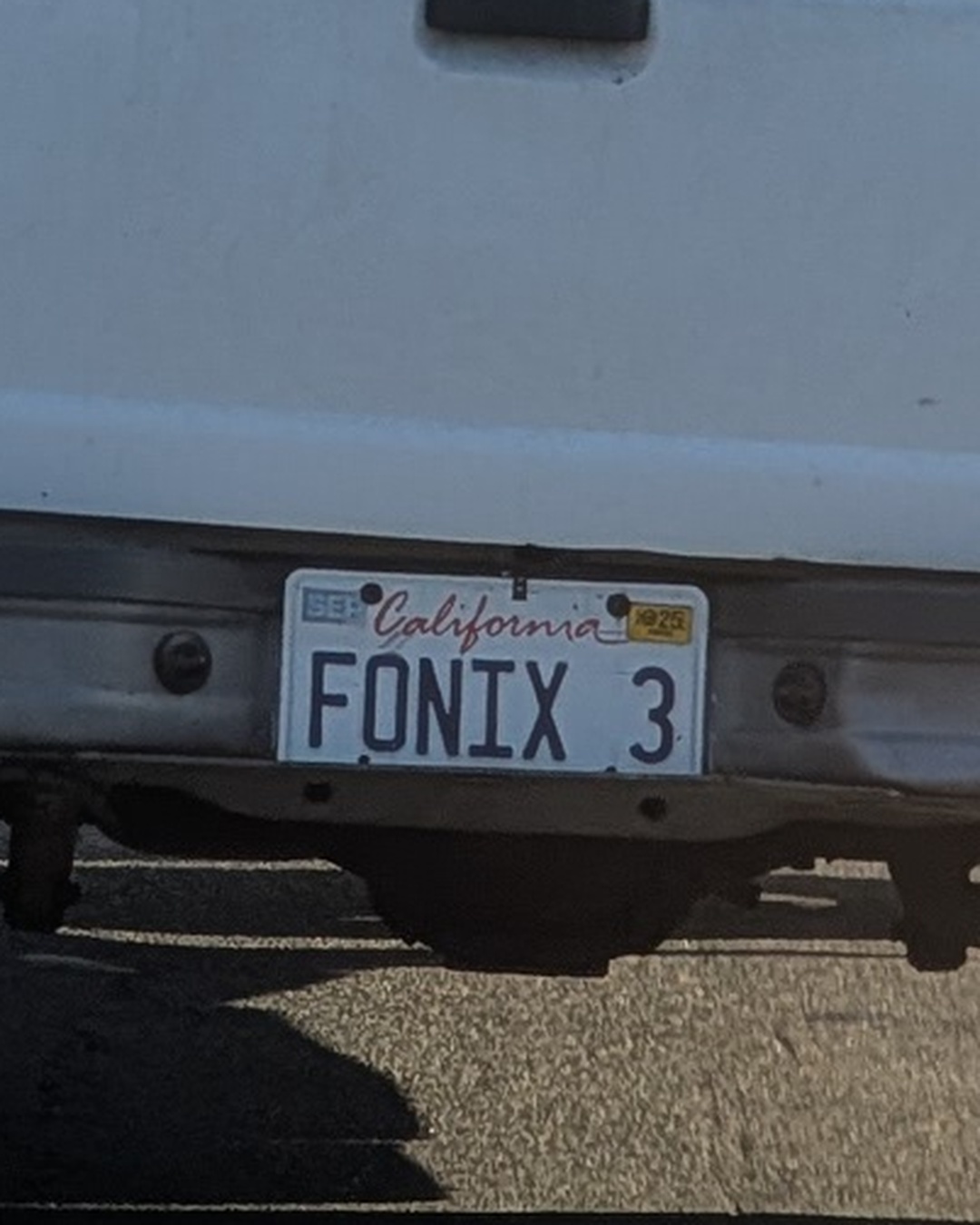 License Plate FONIX 3