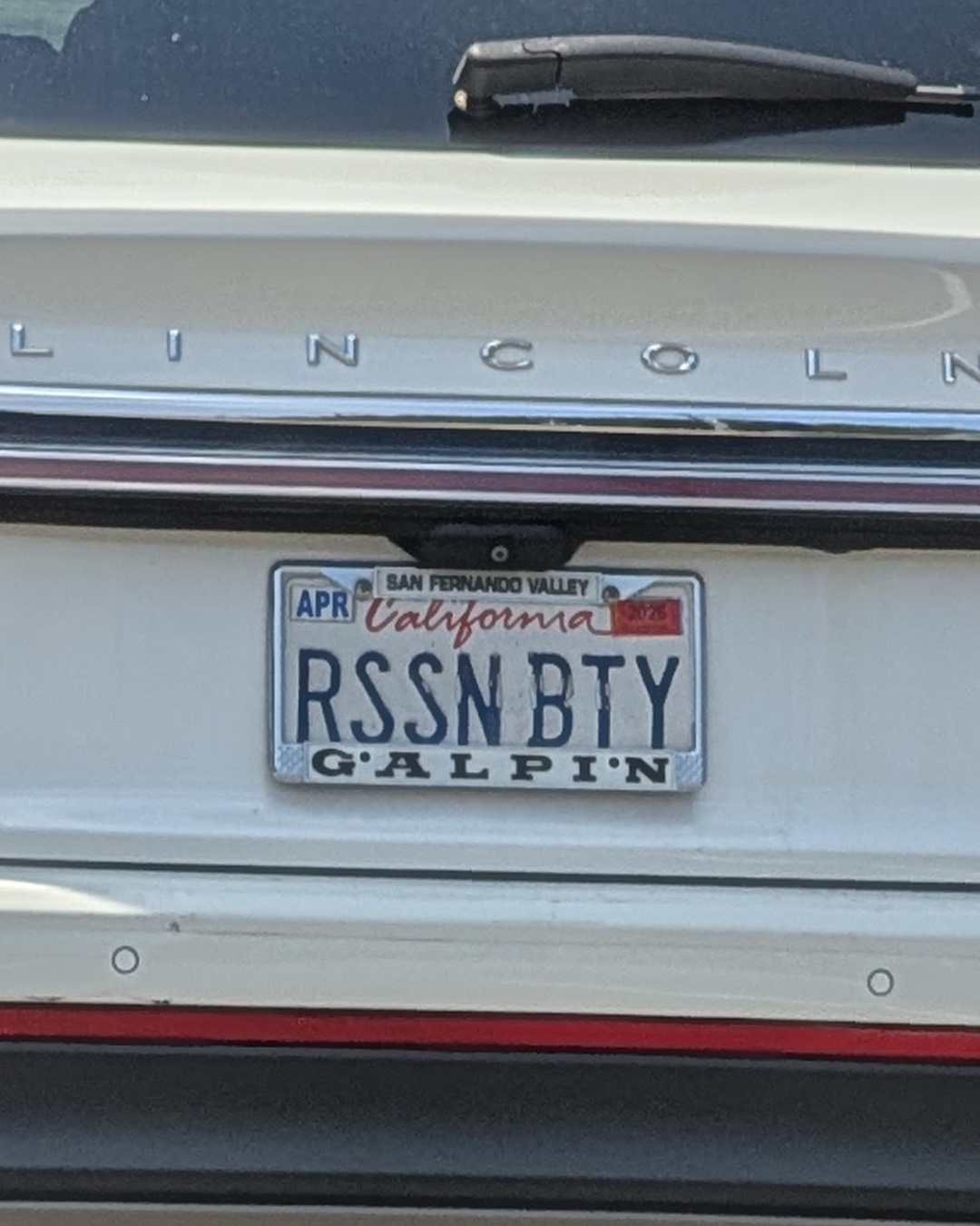 License Plate RSSN BTY