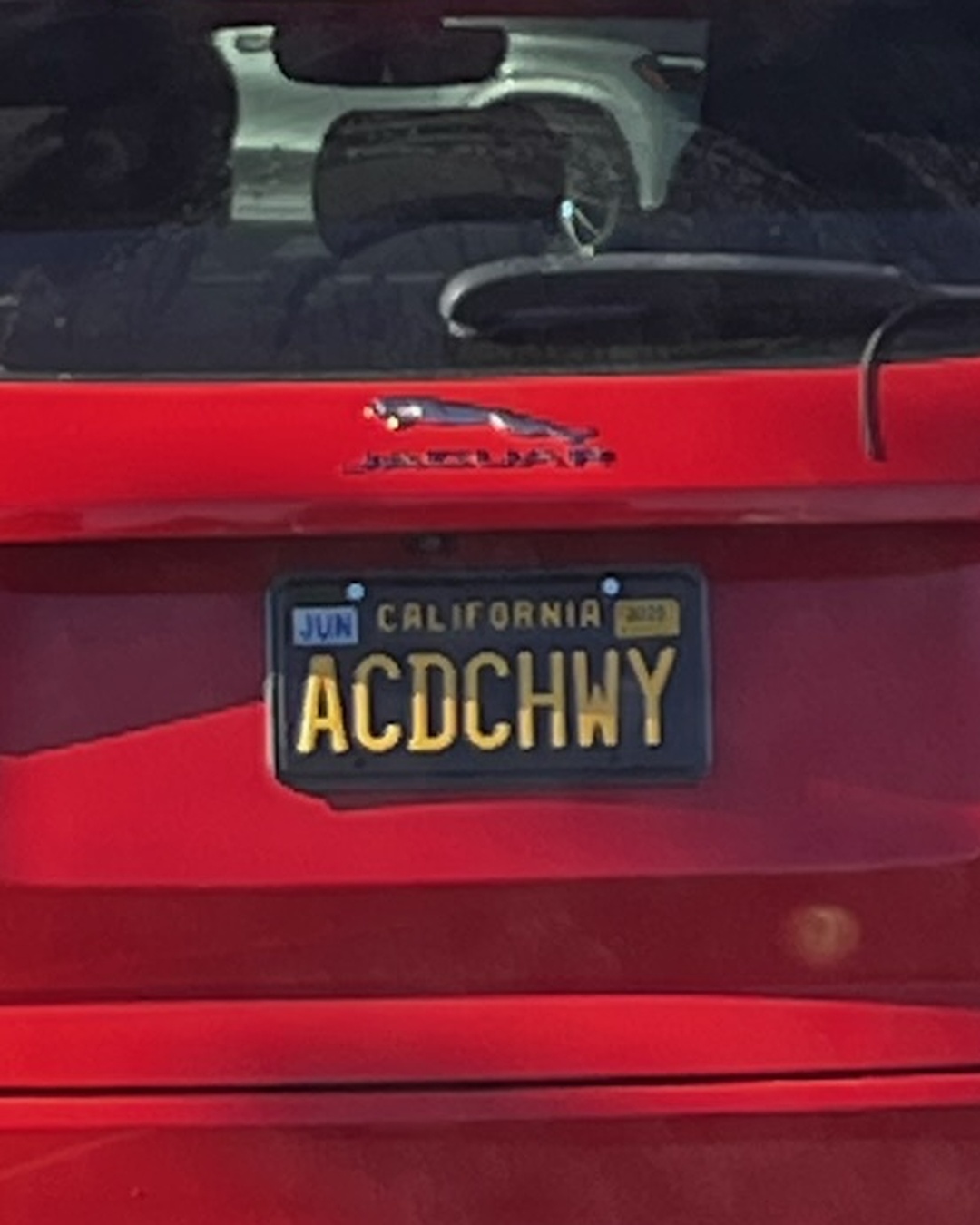 License Plate ACDCHWY
