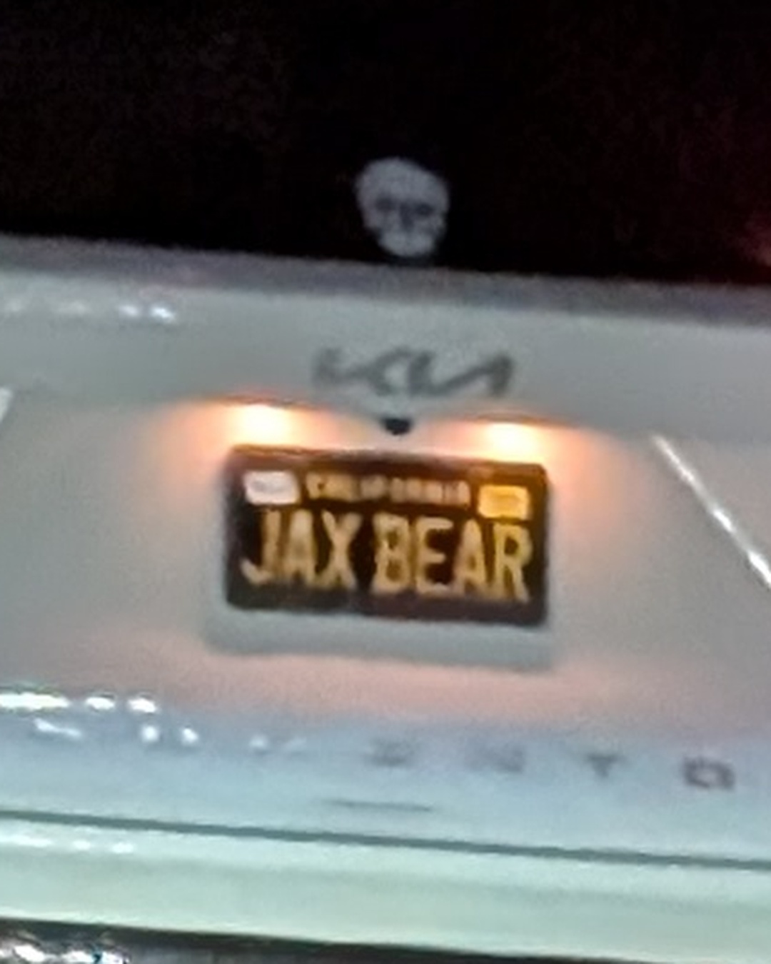 License Plate JAX BEAR