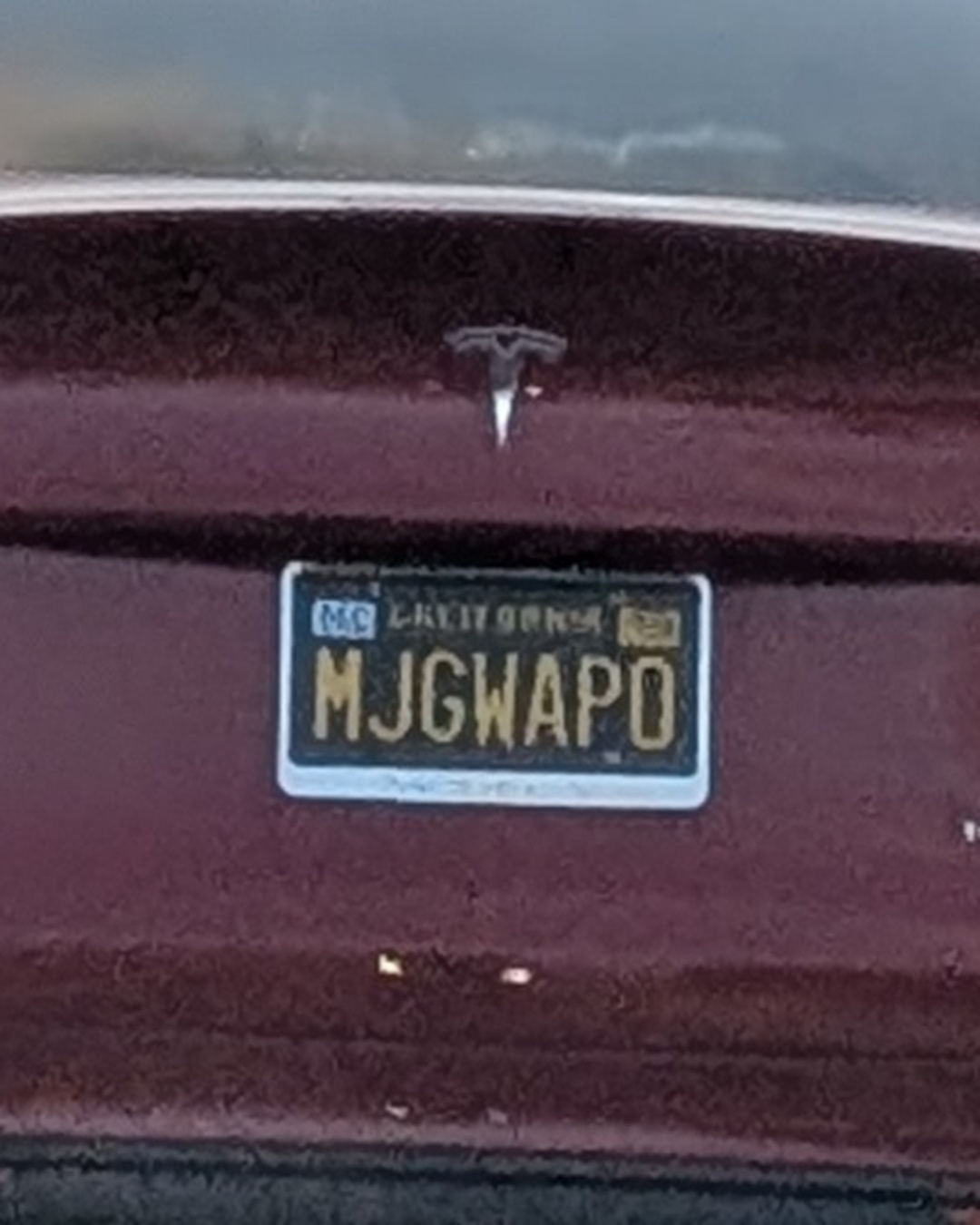 License Plate MJGWAPO