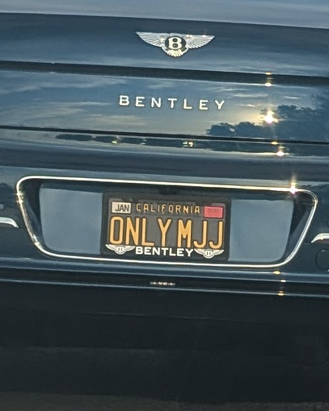 License Plate ONLY MJJ