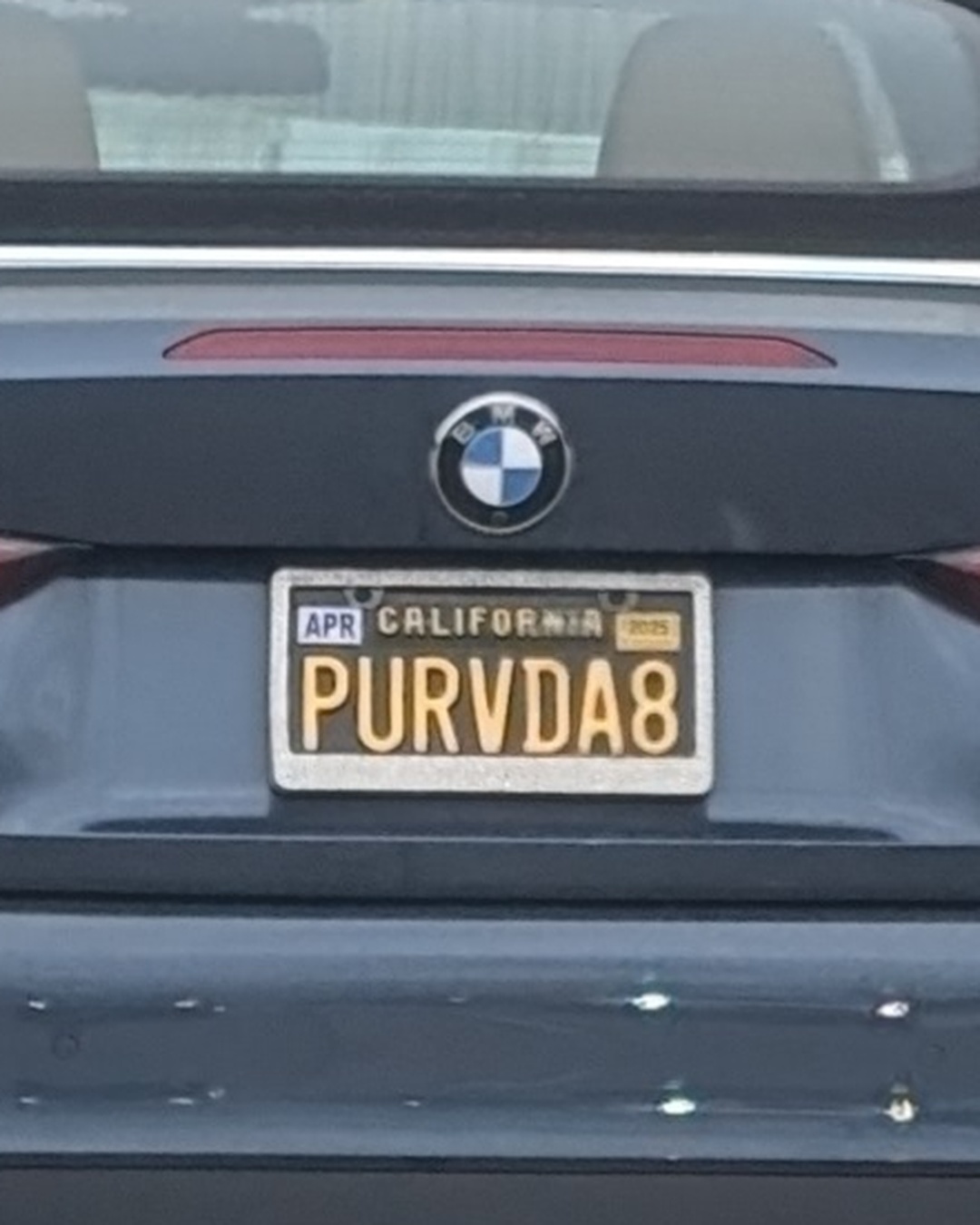 License Plate PURVDA8