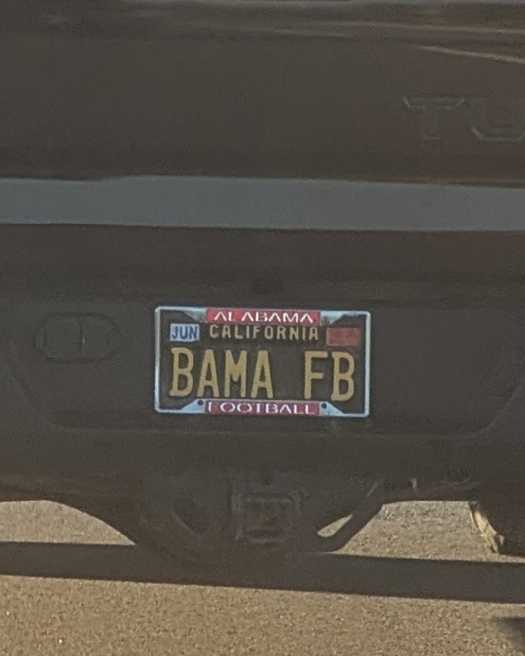 License Plate BAMA FB