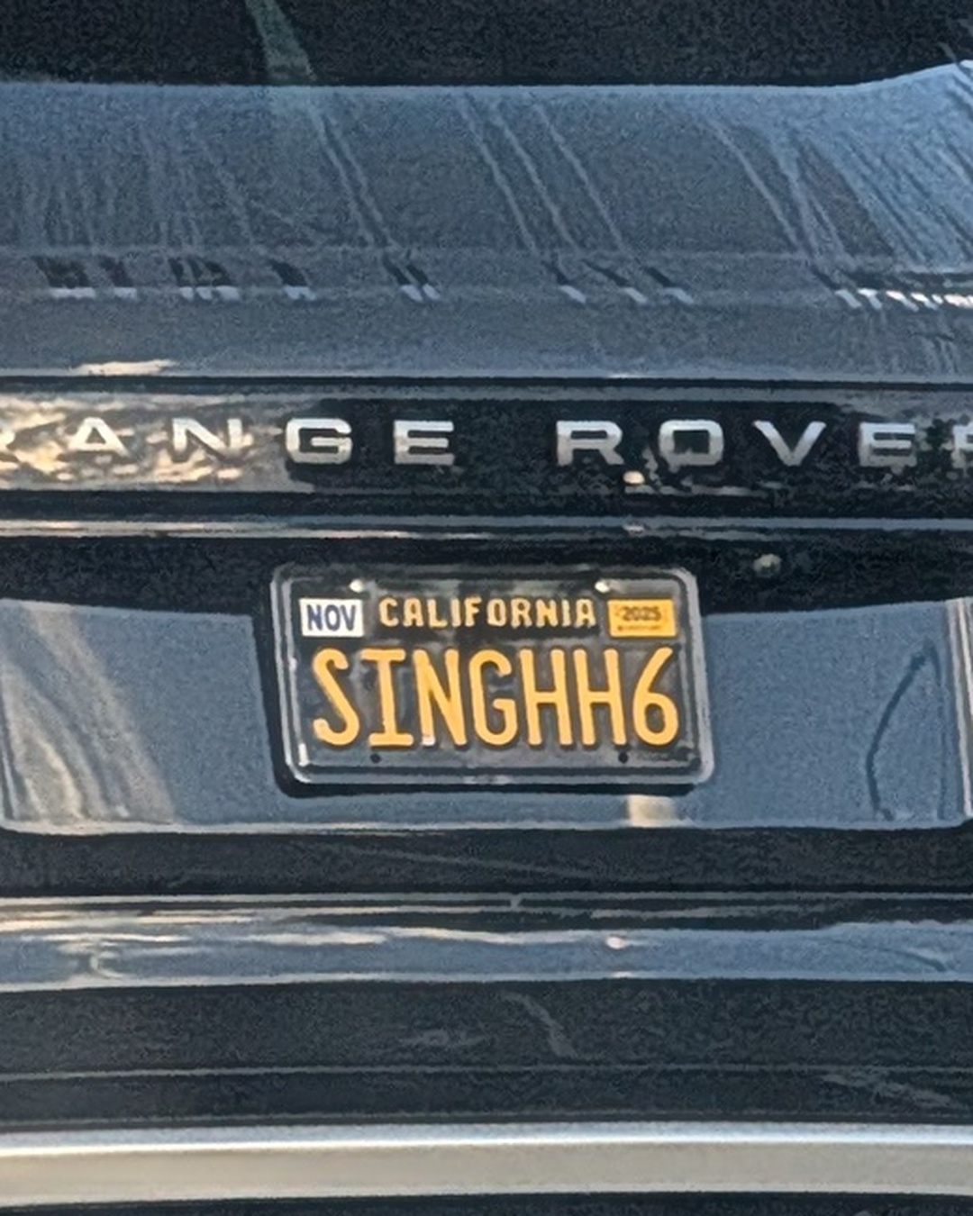 License Plate SINGH6