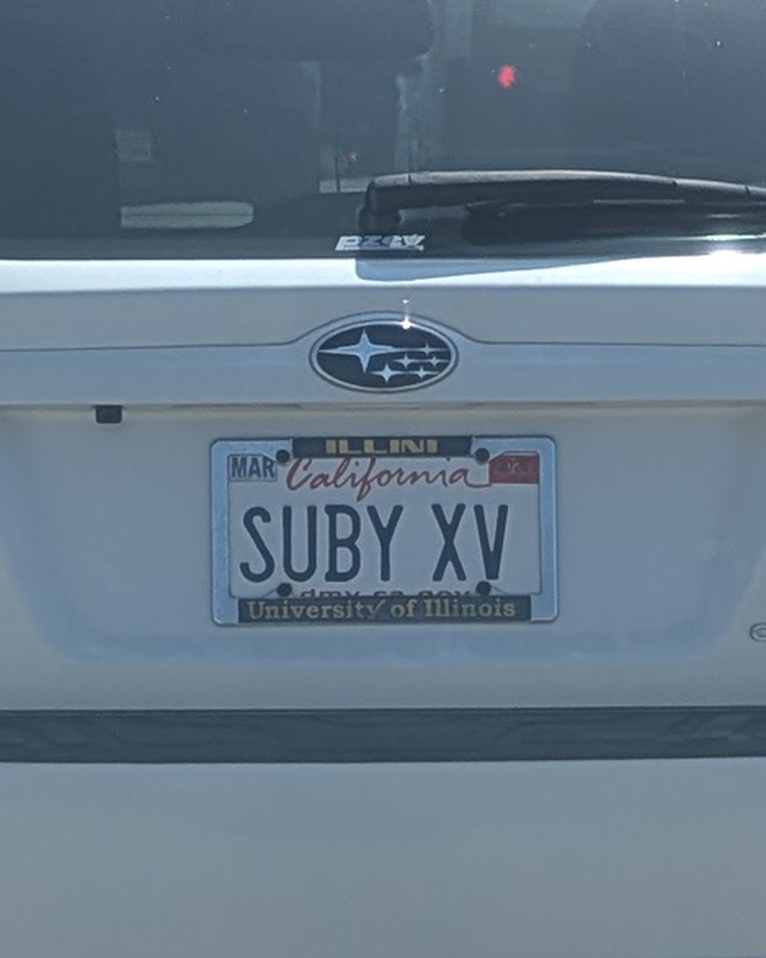 License Plate SUBY XY