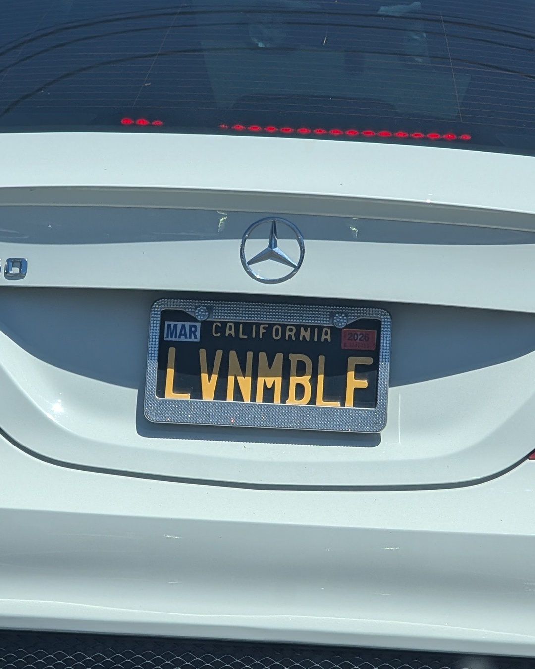 License Plate LVNMBLF