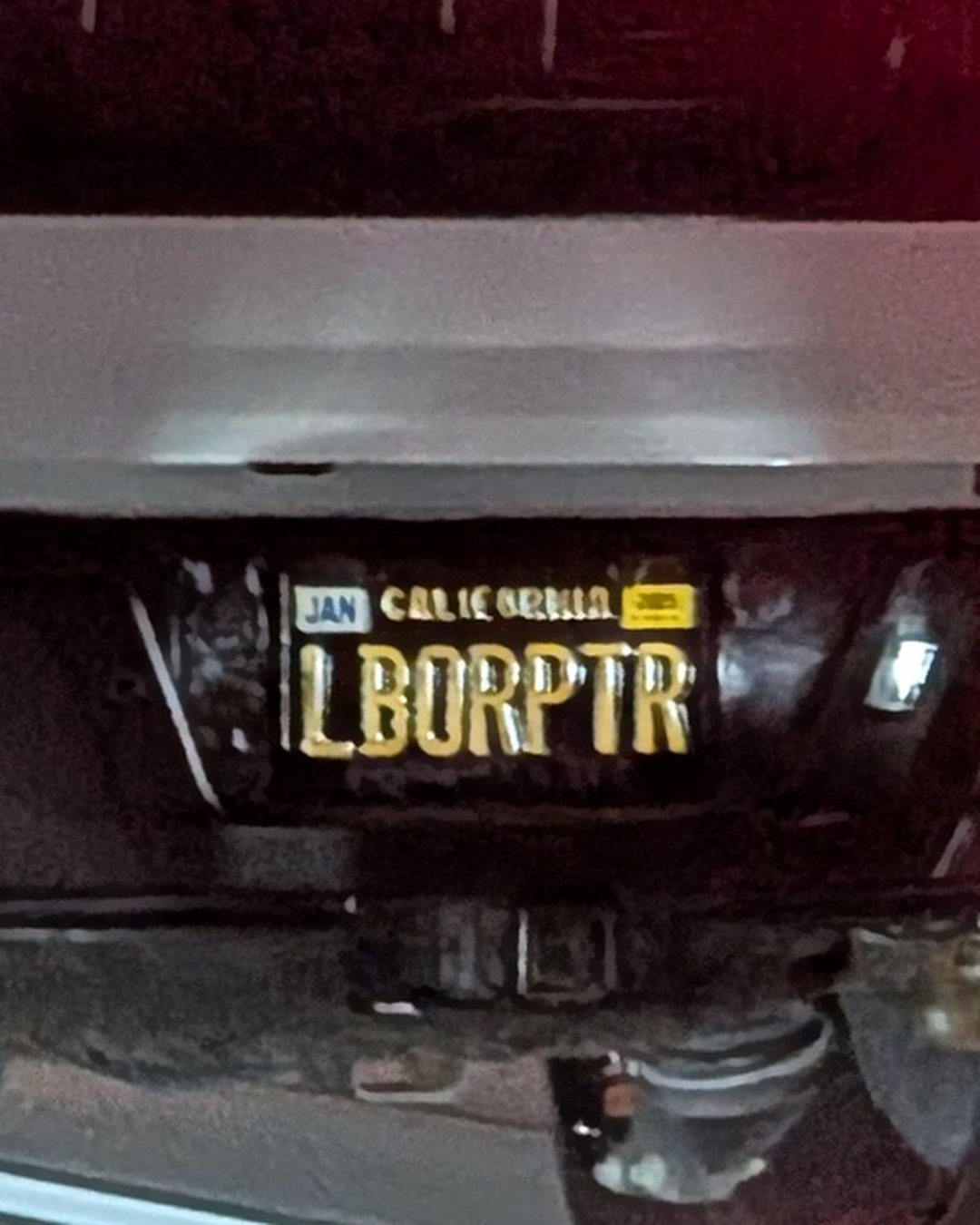 License Plate LBORPTR